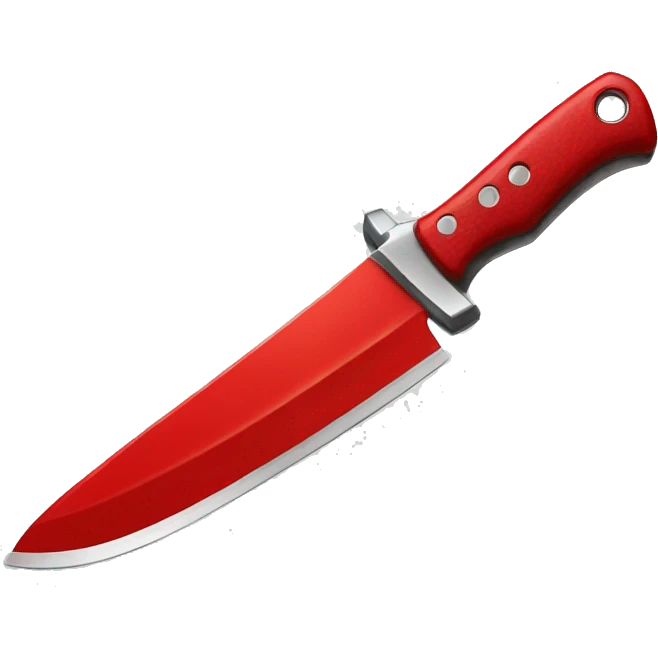 red knife emoji