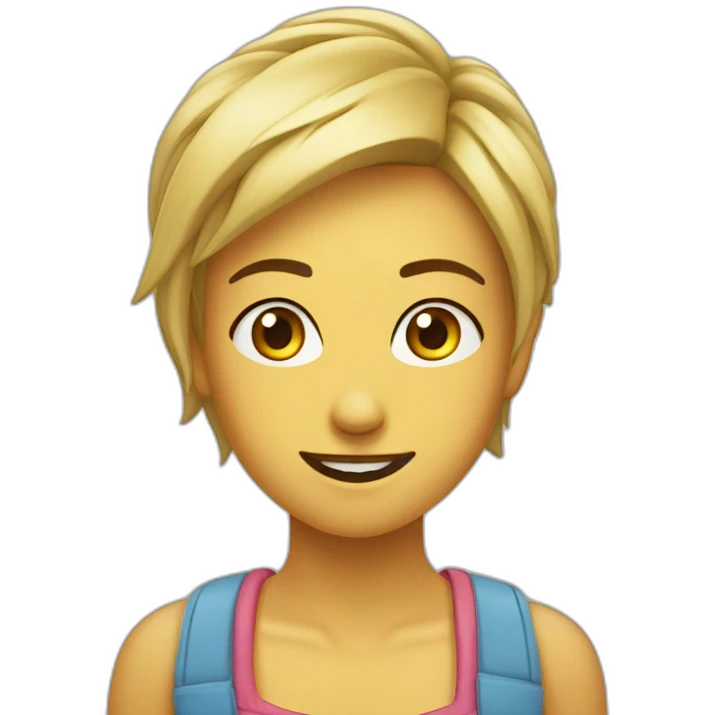 nida con cara  alegre emoji