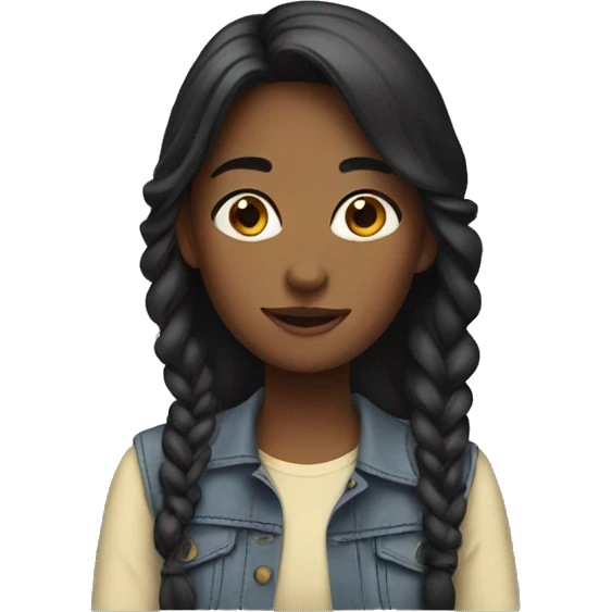 A girl  emoji