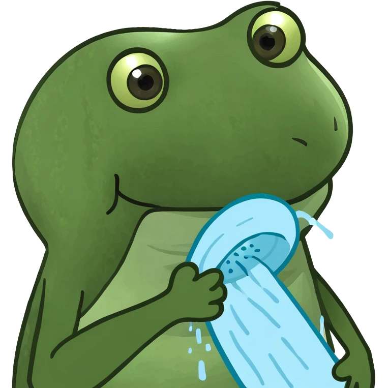 A shower loofa with a hidden camera in it emoji