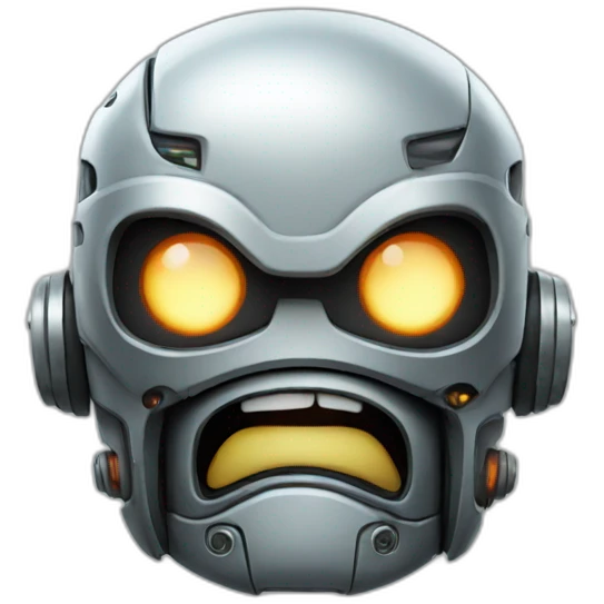 Angry robot emoji