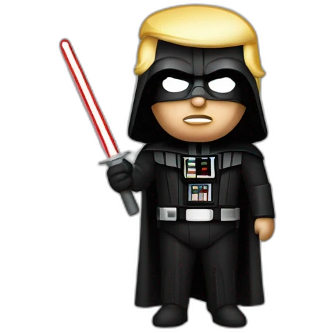 Donald trump en dark vador emoji