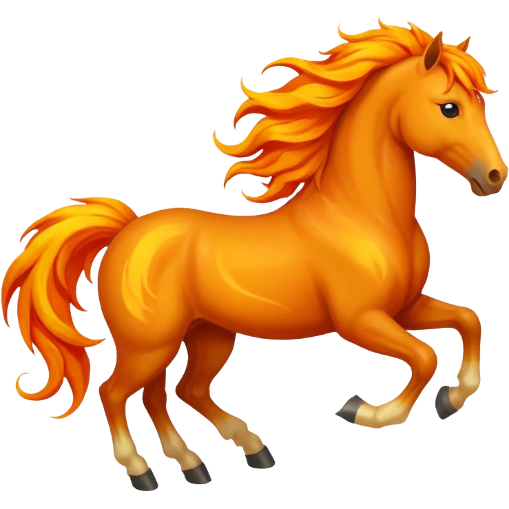 fire horse emoji emoji