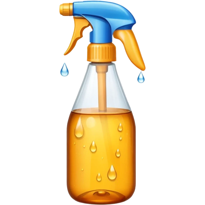 Fine mist amber spray bottle emoji