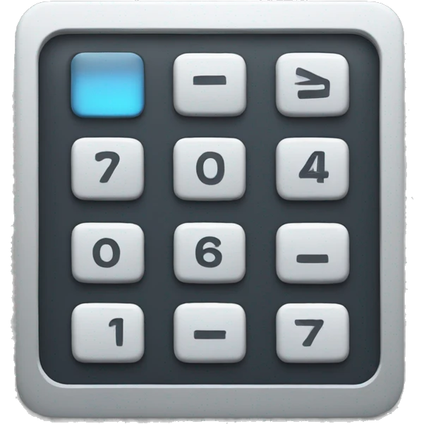keypad button emoji