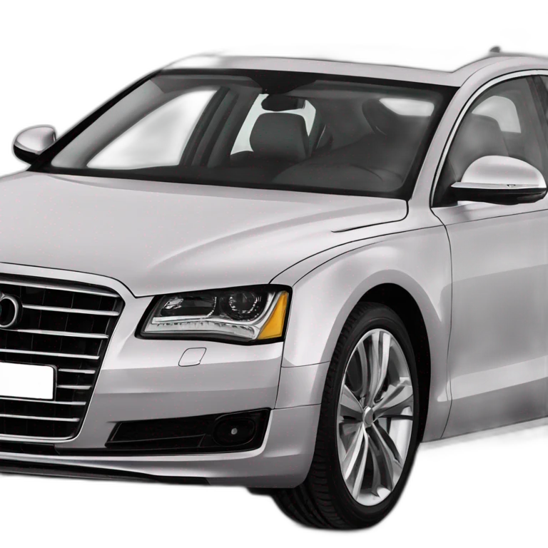 Une Audi a8 emoji