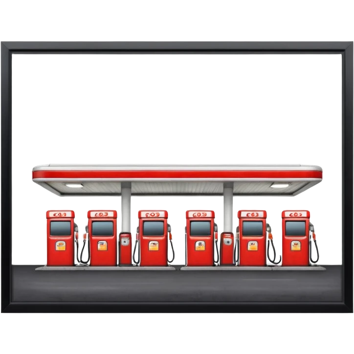 lots of gas station emoji