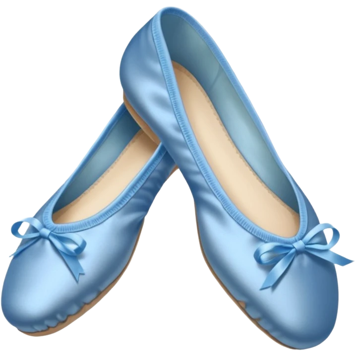 Blue ballet shoes emoji