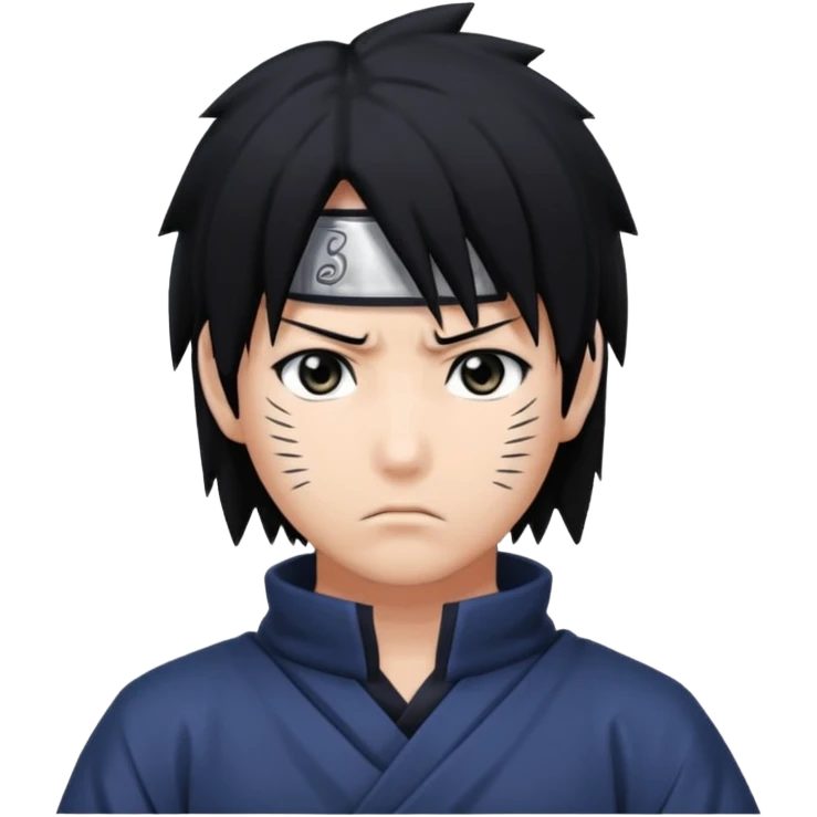 sasuke uchiha anime charther emoji