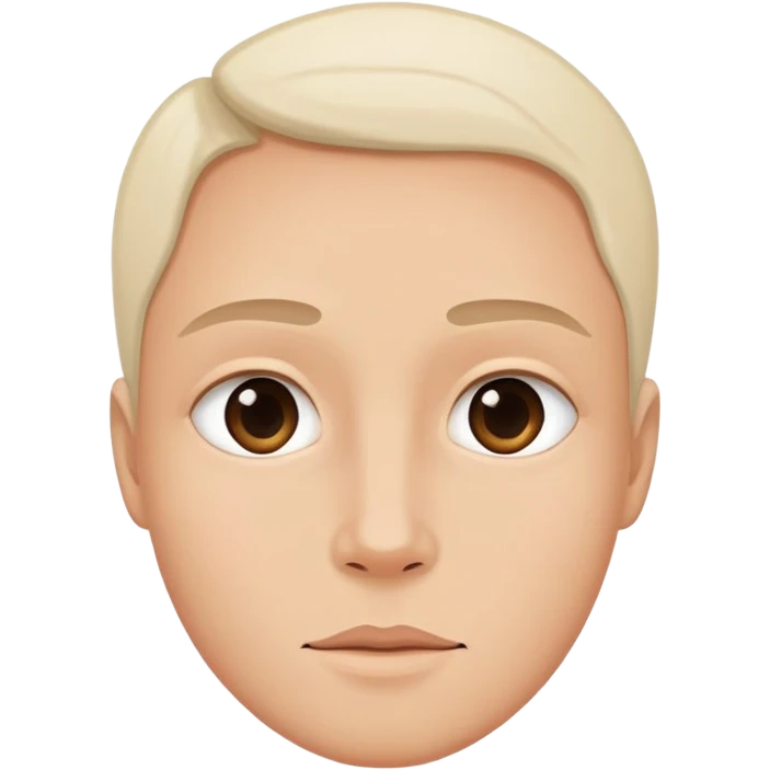 Central Cee UK rapper simplified expressive face signature features no text emoji