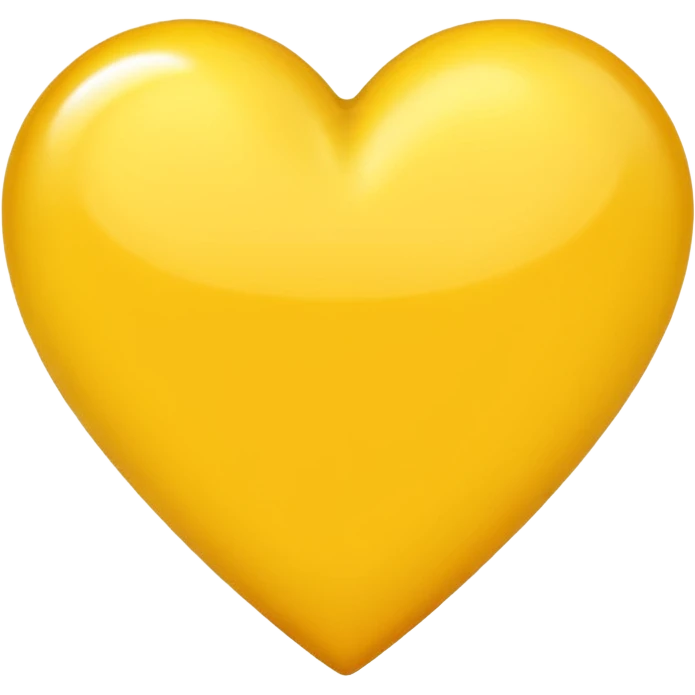 coração amarelo emoji