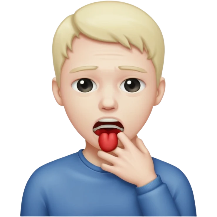 😳 strangling itself  emoji