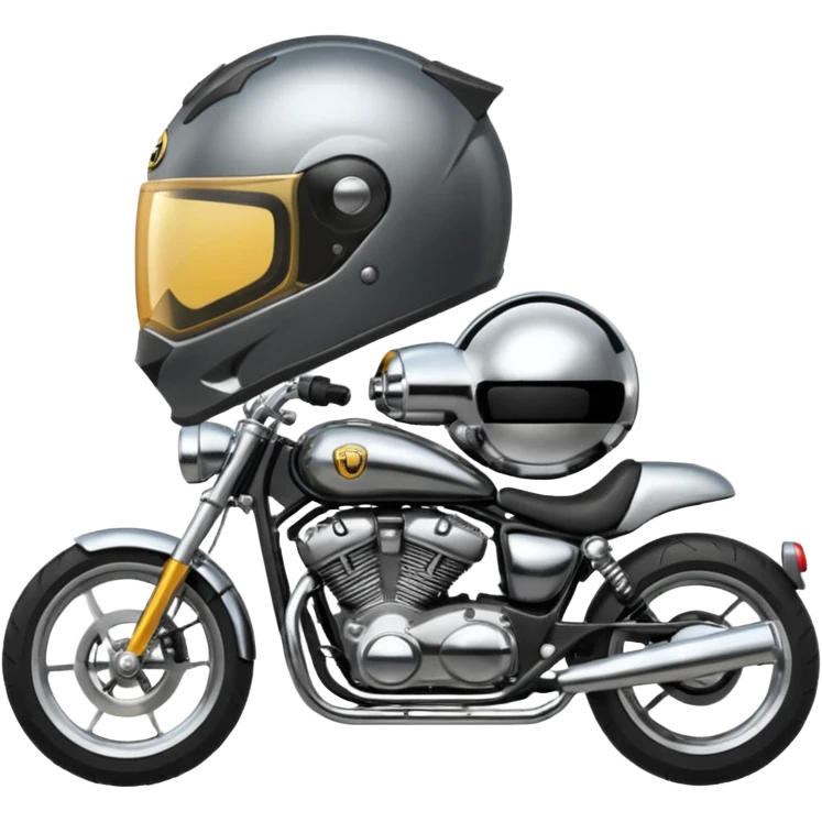 CASCO y MOTO emoji