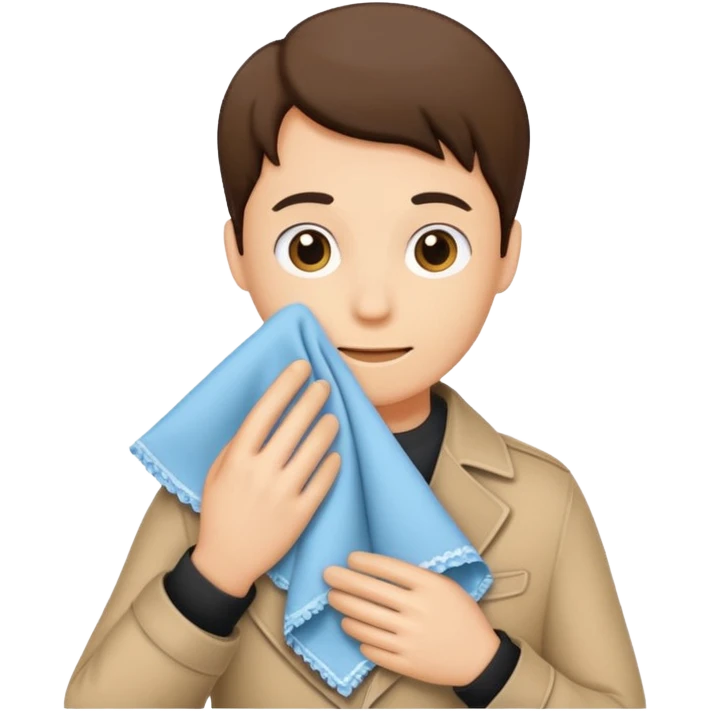 🫢 in this emoji replace the hand with hannky emoji
