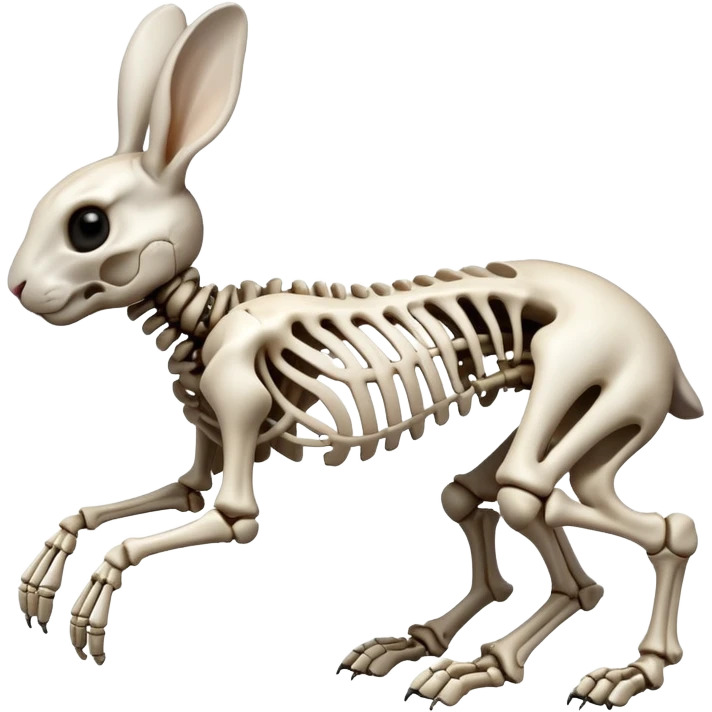 Emoji from  a rabbit skeleton emoji