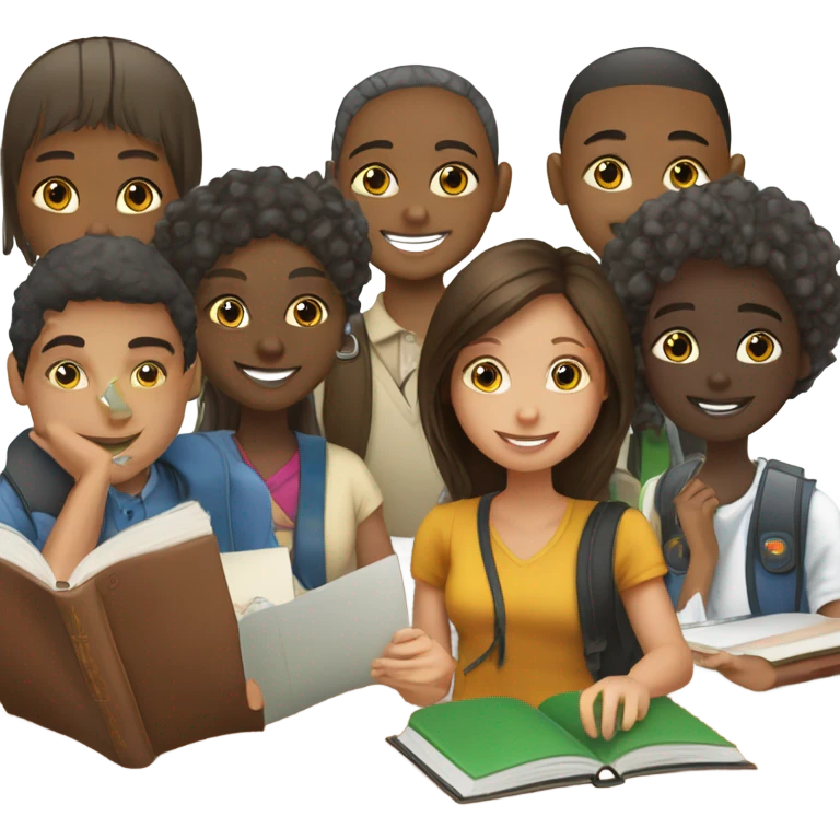 african students emoji