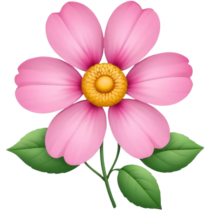 pink flower emoji