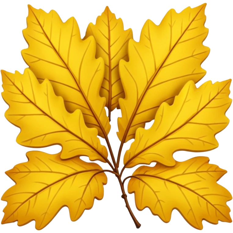 yellow leaves emoji