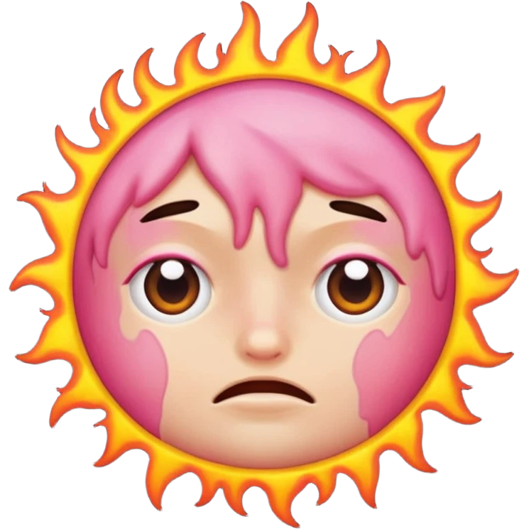 pink colour disease  emoji