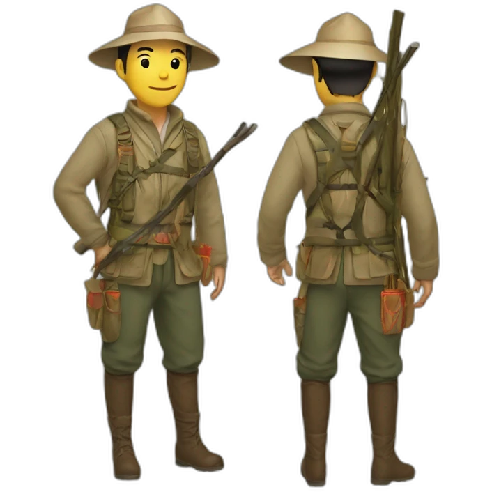 Asian Hunters emoji