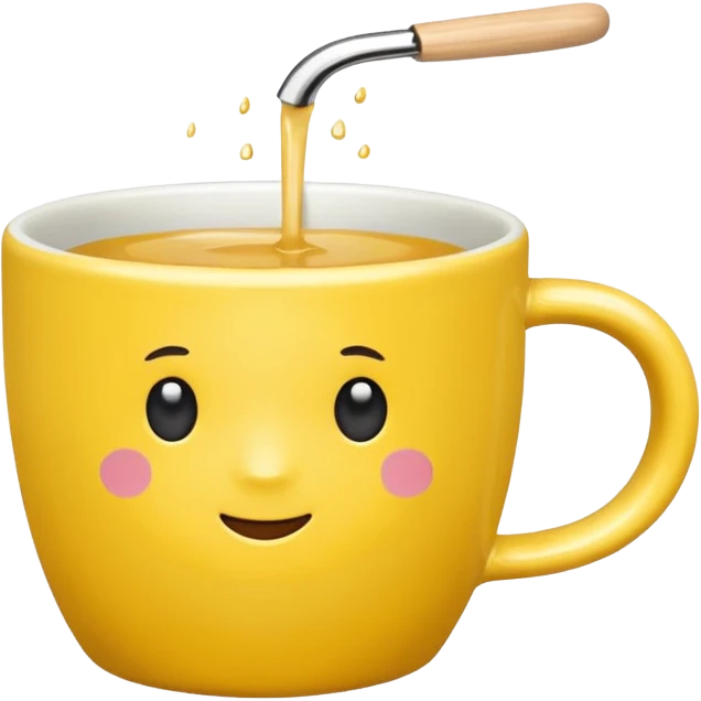 Yellow cup emoji