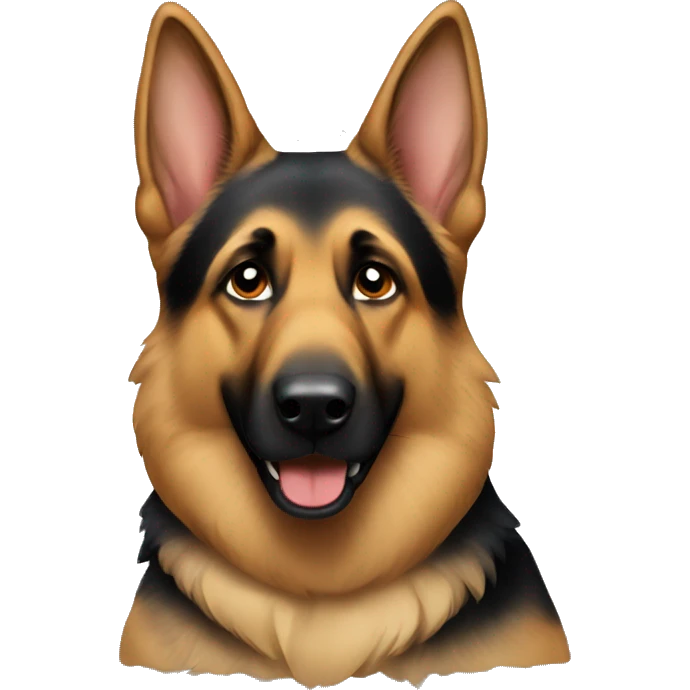 German shepherd  emoji