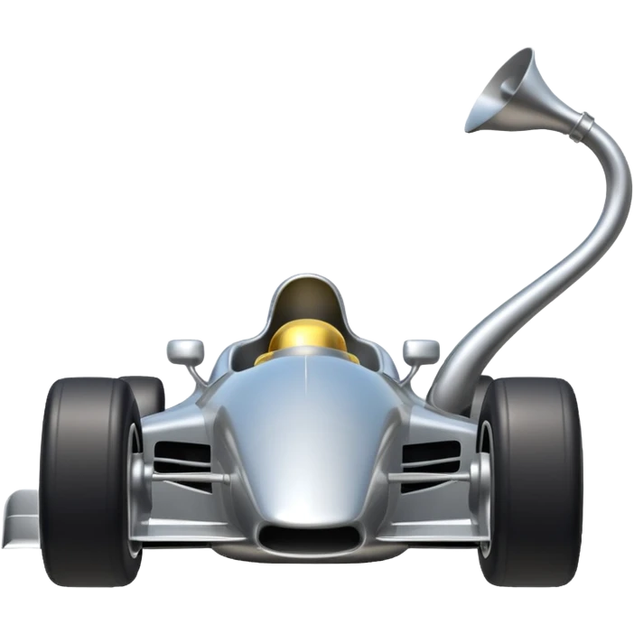 Formula car exhauster emoji