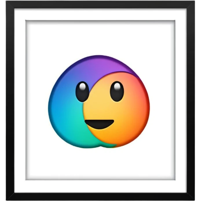 cool art in frame emoji