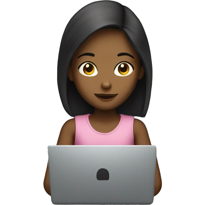 girl with laptop emoji