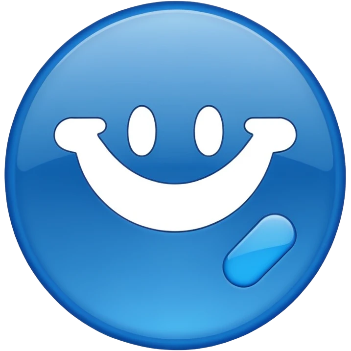 Blue virified mark emoji