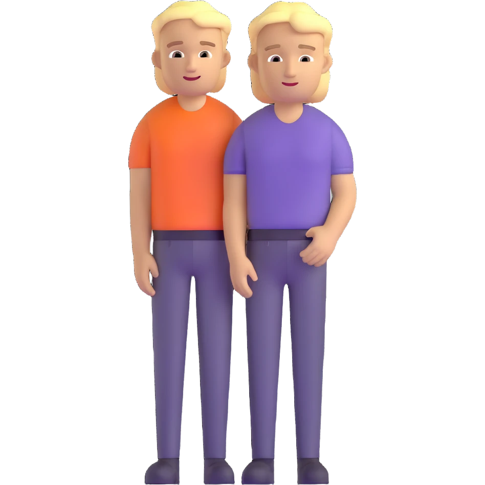 man with blonde hair emoji