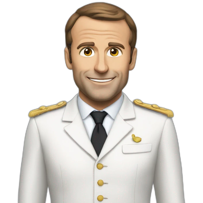 Macron a la muscu emoji