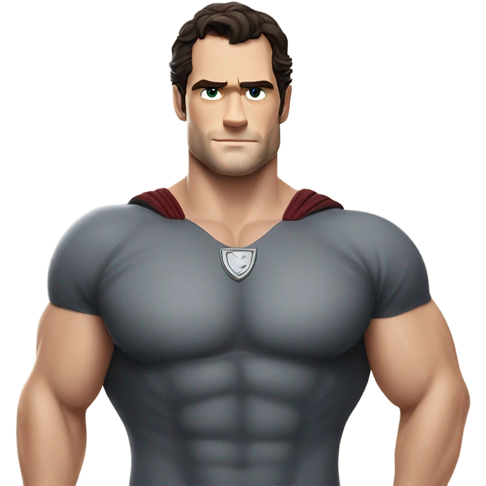 Henry Cavill's glistening upper body and natural underarm allure. emoji