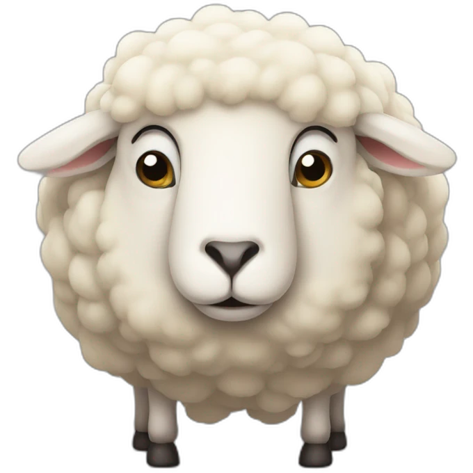obese sheep emoji