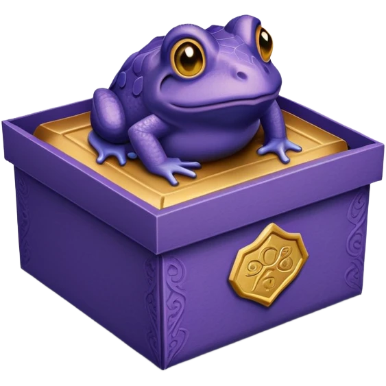 Chocolate frog box emoji