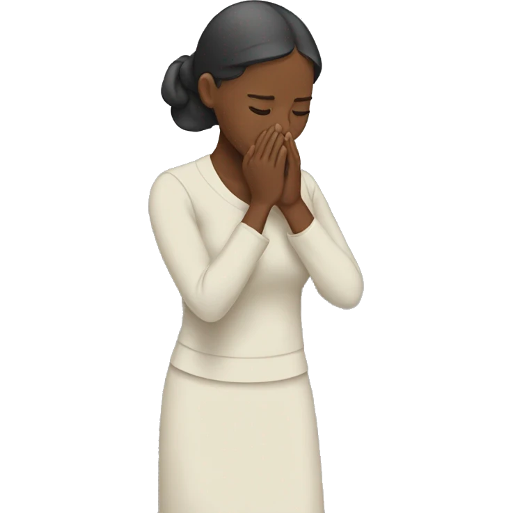 women bowing emoji