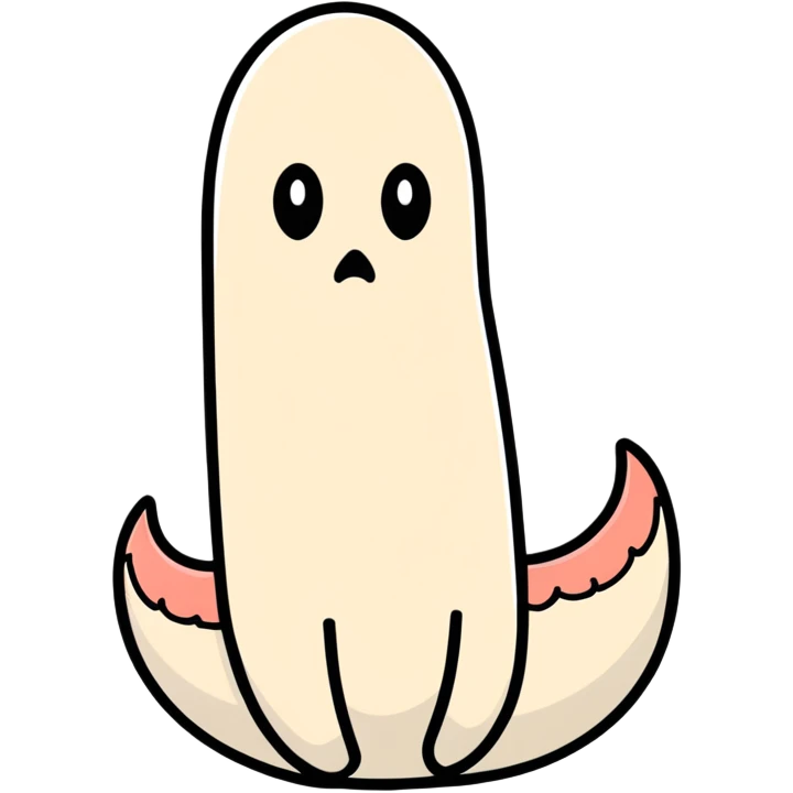 Scary penis emoji