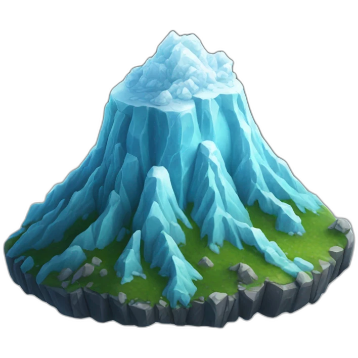 Volcán ice emoji