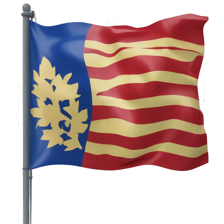 Flag of the old French province Franche-Comté emoji