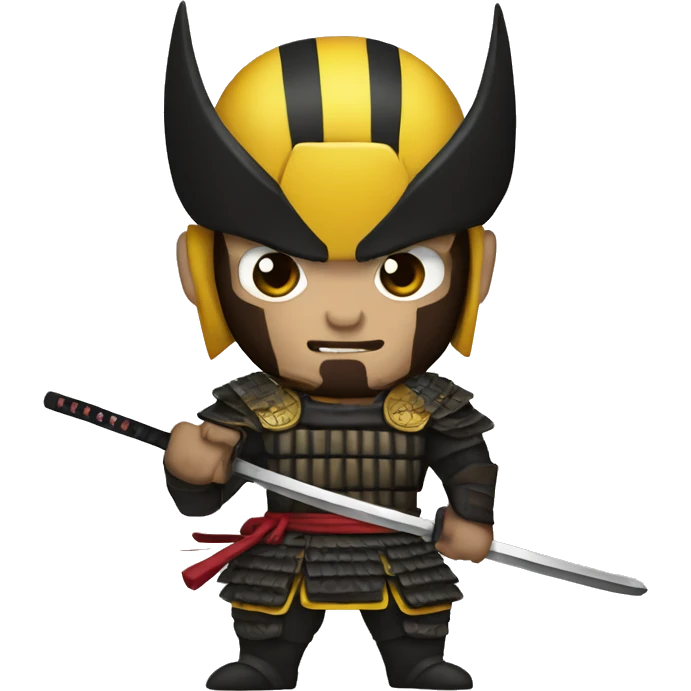 samurai wolverine emoji
