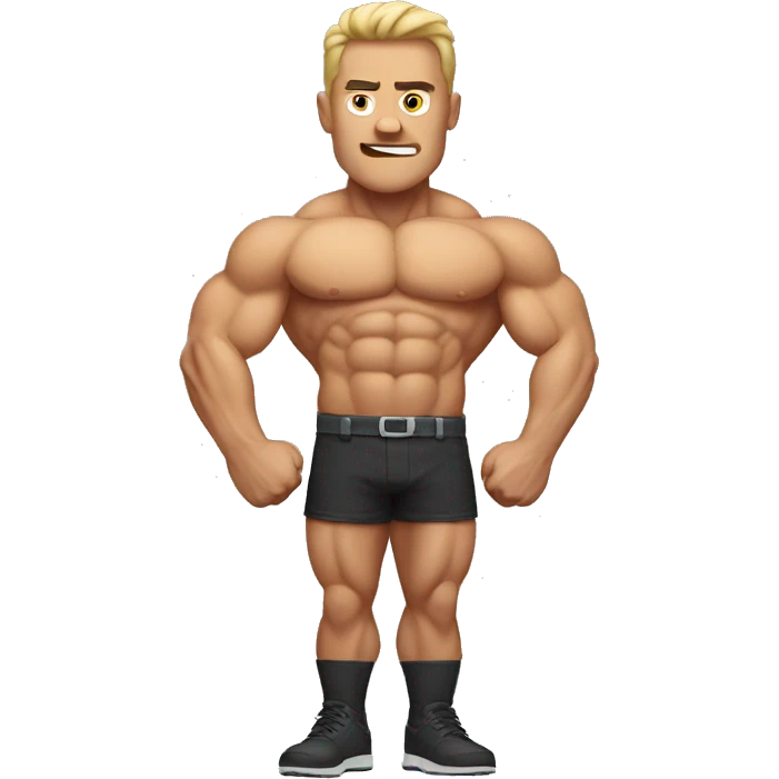 Muscle man  emoji