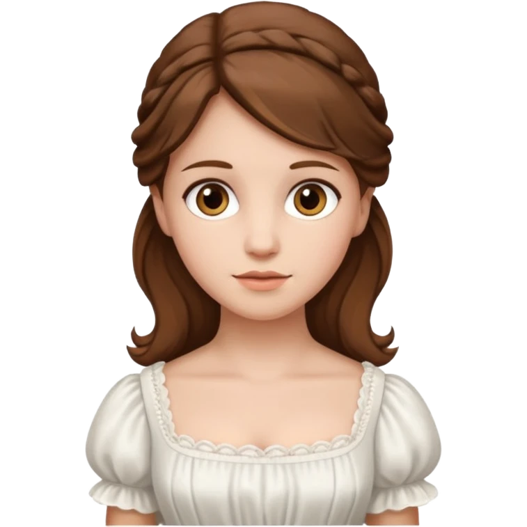 1800's european female emoji