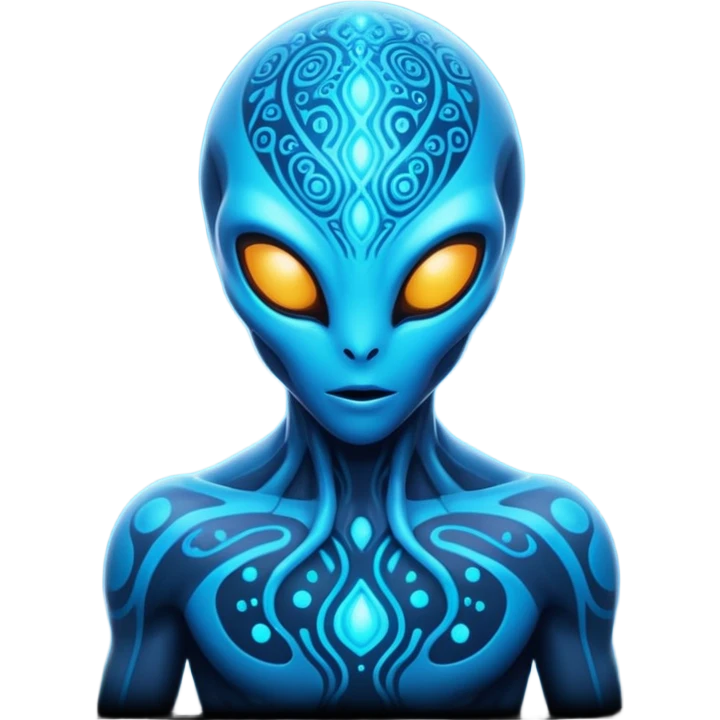 Cosmic entity, alien emoji