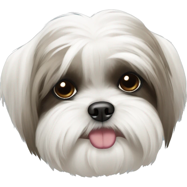 White shih tzu emoji