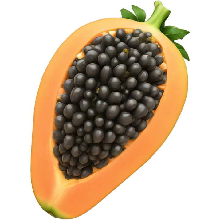 Realistic Papaya  emoji