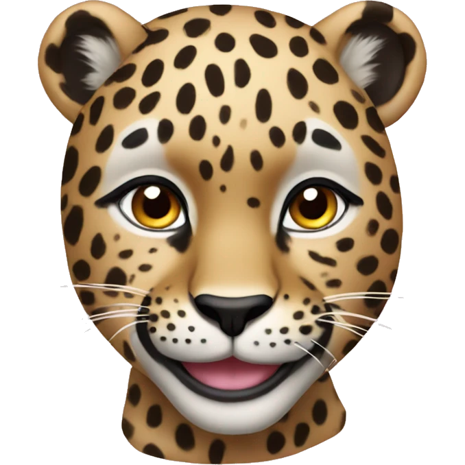 Leopardo glamour emoji