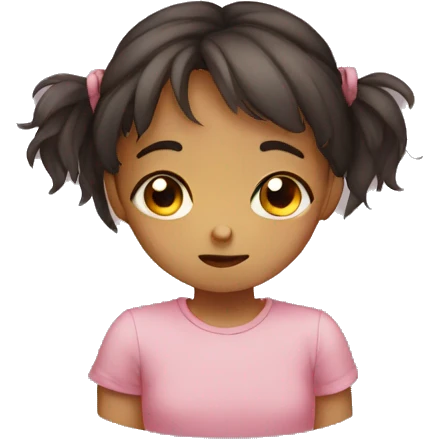 very sad girl kid young emoji