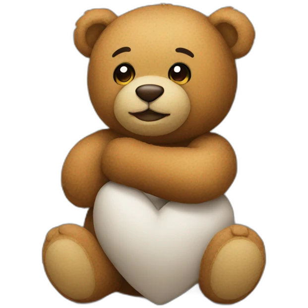 Teddy hugging  emoji