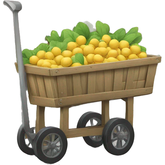cart in the street emoji