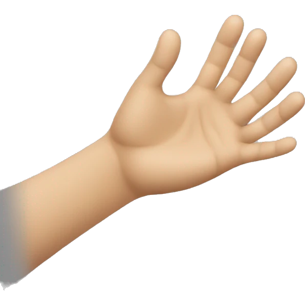 Une personne qui se frotte les mains  emoji
